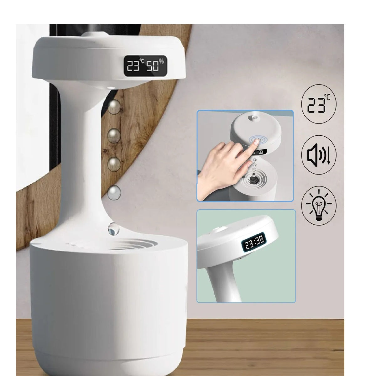 Humidificador Antigravedad Difusor de Aire – Tecnología Futurista para un Ambiente Saludable